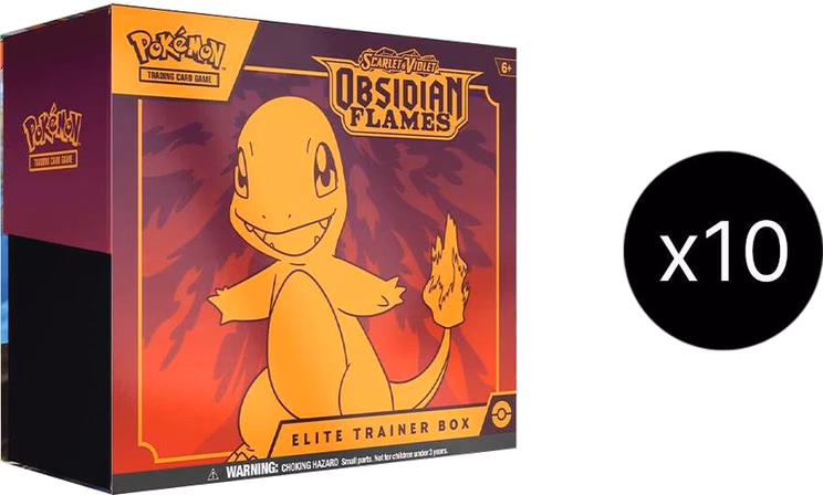 Pokemon Obsidian Flames Elite Trainer Box Case