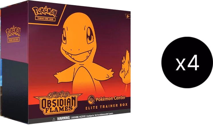 Pokemon Obsidian Flames Pokemon Center Elite Trainer Box Case (Exclusive)