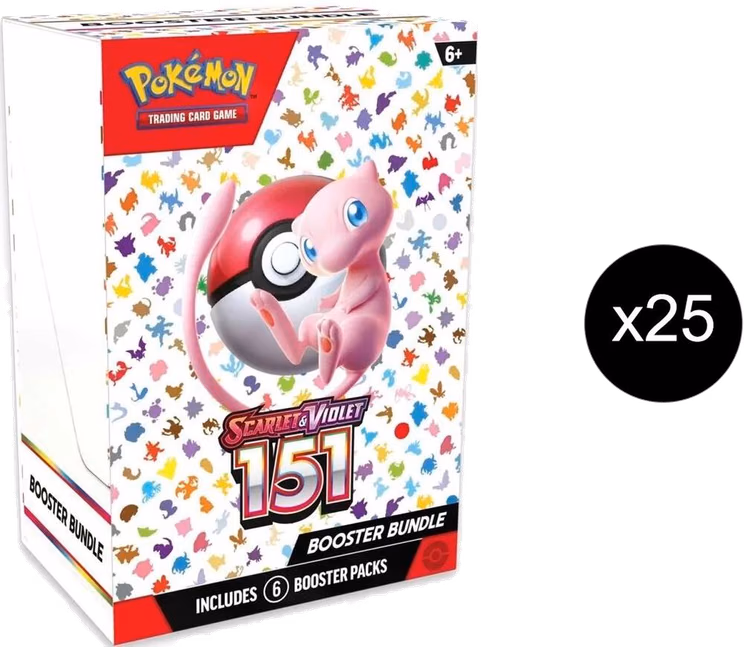 Pokemon 151 Booster Bundle Bulk Case