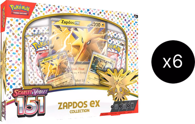 Pokemon 151 Collection Zapdos ex Case