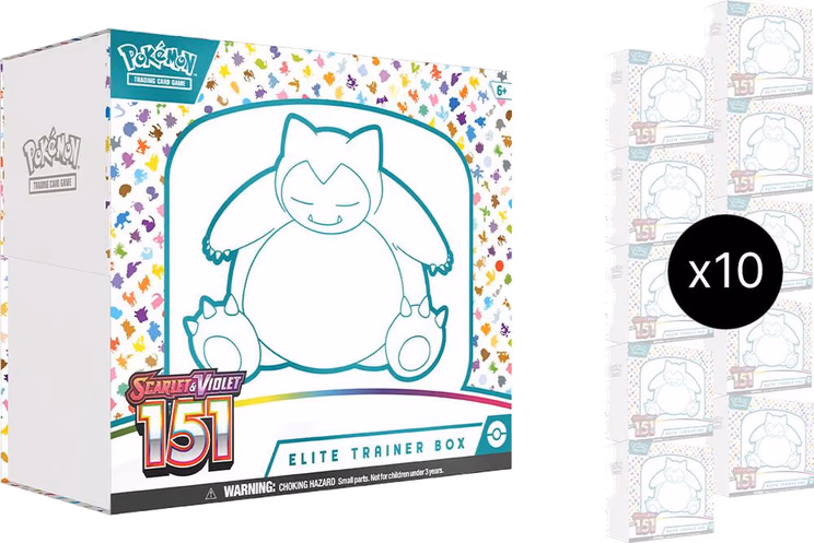 Pokemon 151 Elite Trainer Box Case