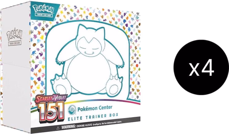 Pokemon 151 Pokemon Center Elite Trainer Box (Exclusive) Case