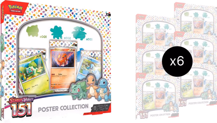 Pokemon 151 Poster Collection Case