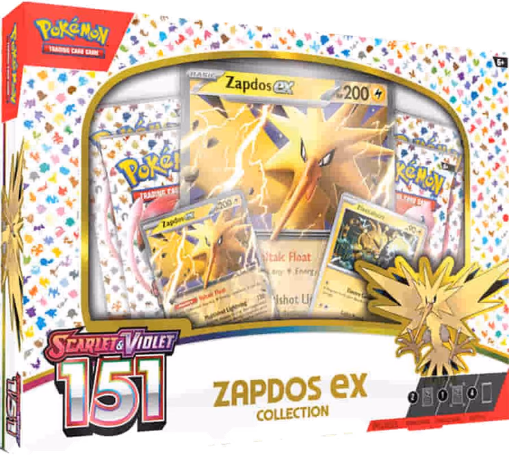 Pokemon 151 Zapdos ex Collection