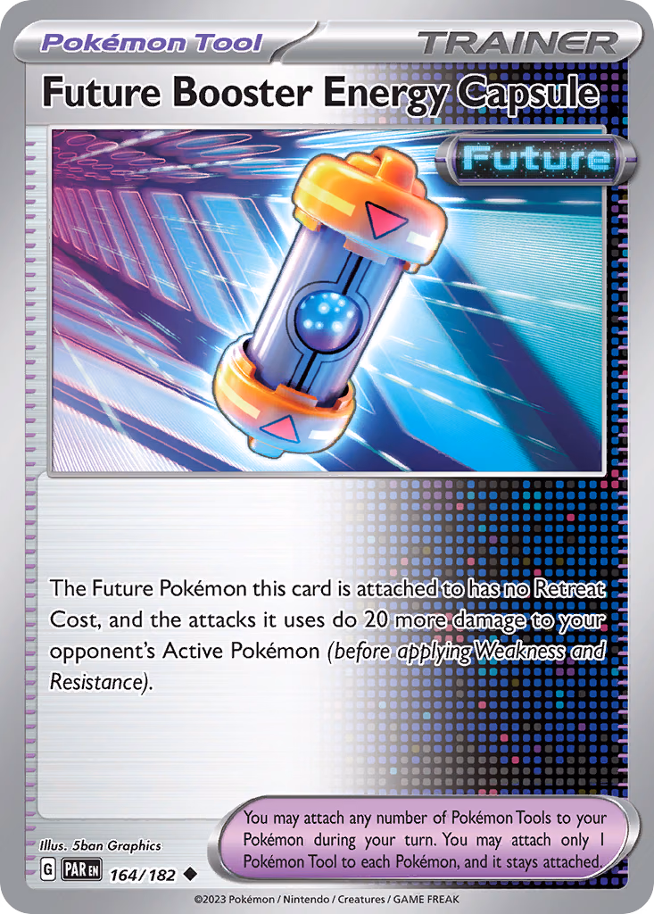 Future Booster Energy Capsule Pokemon card (164/182, Paradox Rift)