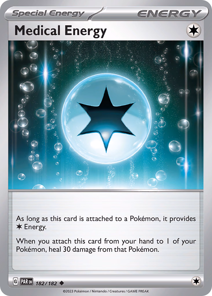Medical Energy Pokemon card (182/182, Paradox Rift)