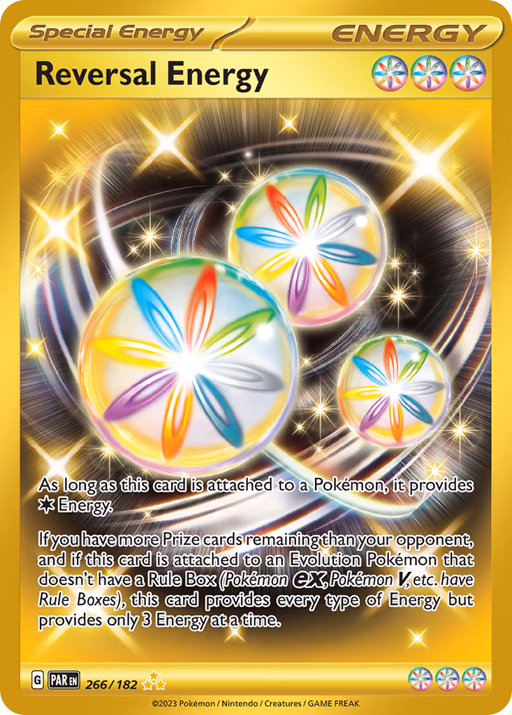 Reversal Energy Pokemon card (266/182, Paradox Rift)
