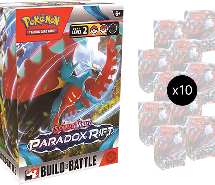 Pokemon Paradox Rift Build & Battle Box Display