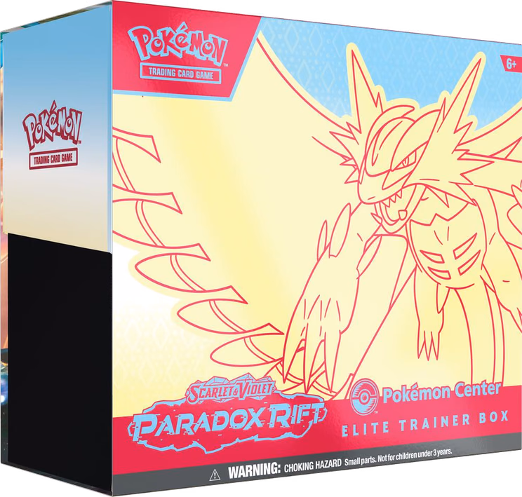 Pokemon Paradox Rift Pokemon Center Elite Trainer Box (Exclusive) [Roaring Moon]