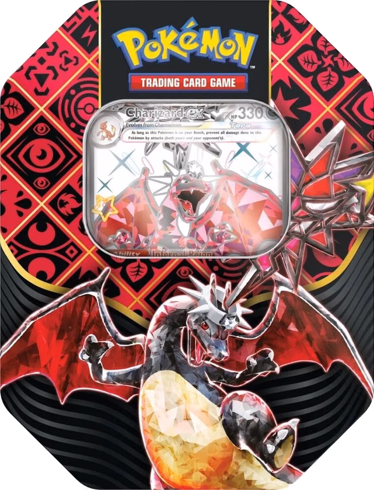 Pokemon Paldean Fates International Tin [Charizard ex]