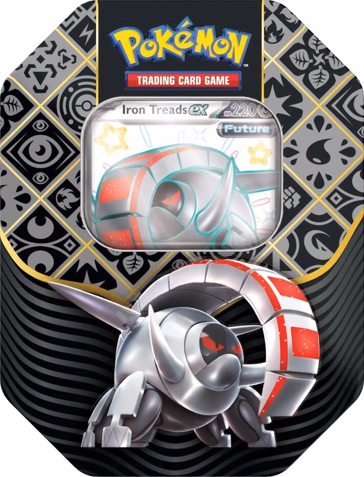 Pokemon Paldean Fates International Tin [Iron Treads ex]