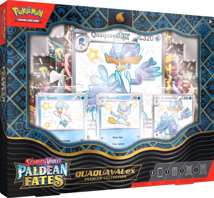 Pokemon Paldean Fates Premium Collection [Quaquaval ex]
