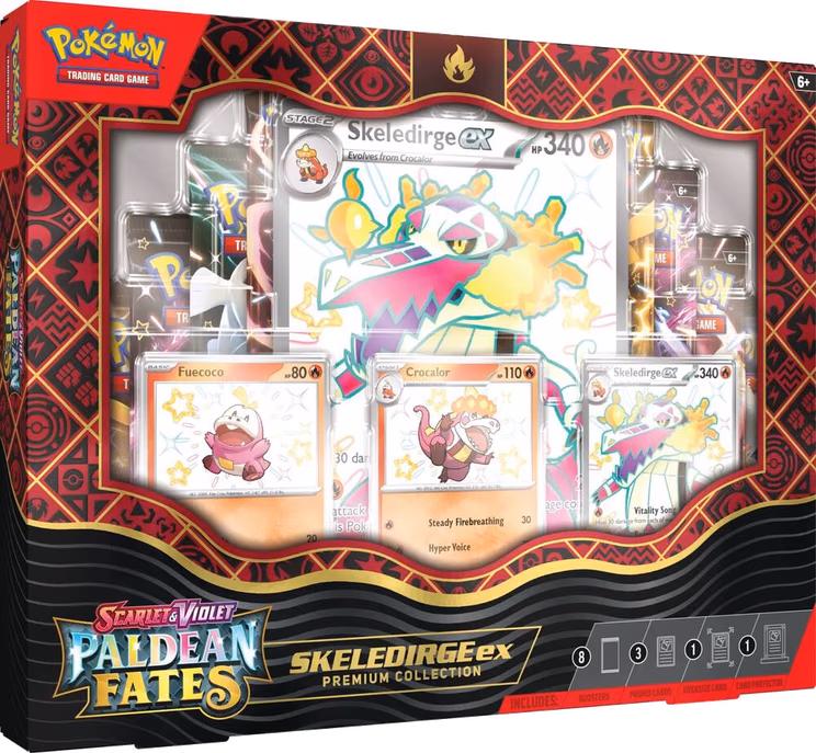 Pokemon Paldean Fates Premium Collection [Skeledirge ex]