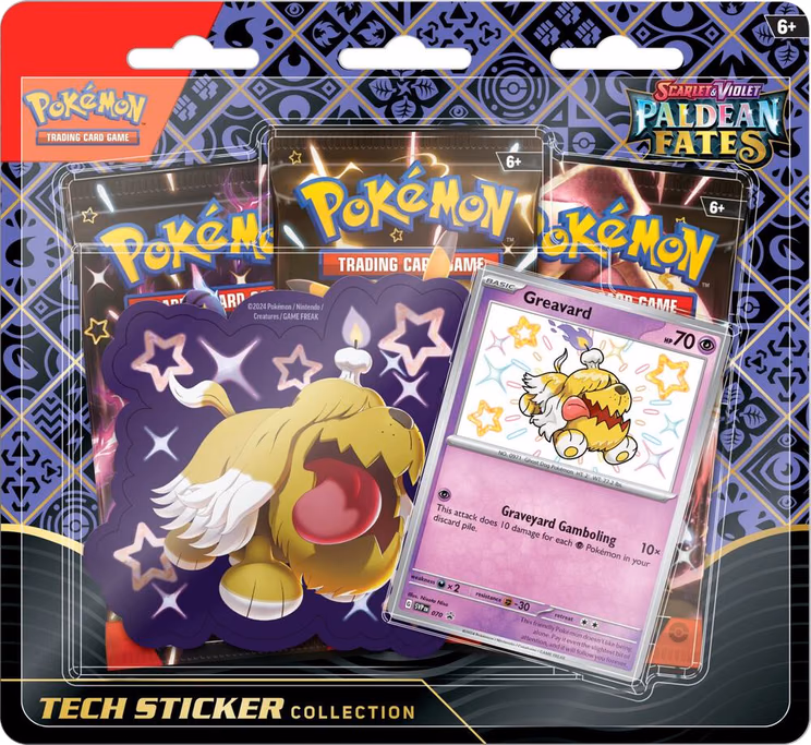 Pokemon Paldean Fates Tech Sticker Collection [Greavard]