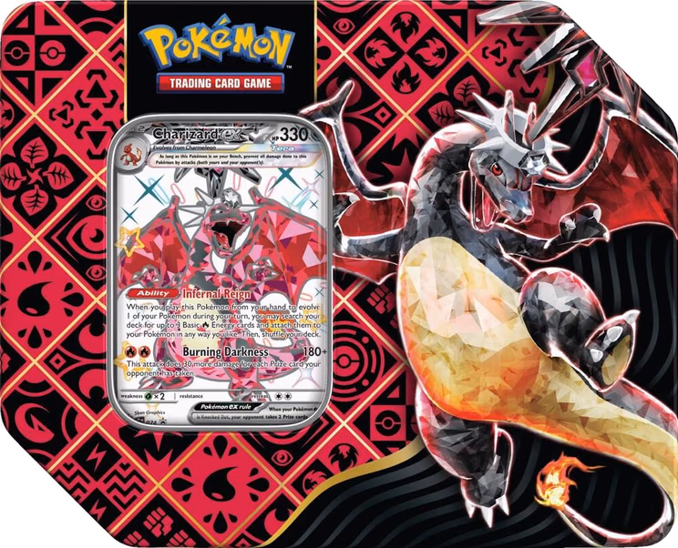 Pokemon Paldean Fates Tin [Charizard ex]