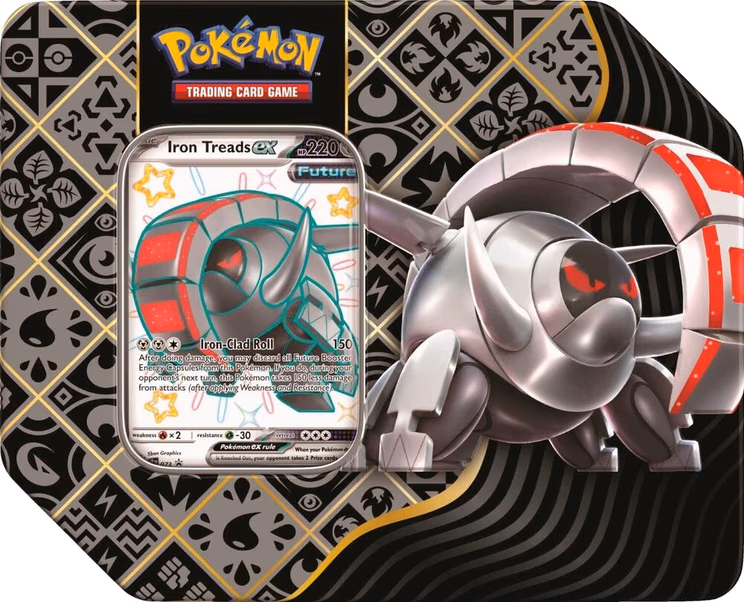 Pokemon Paldean Fates Tin [Iron Treads ex]