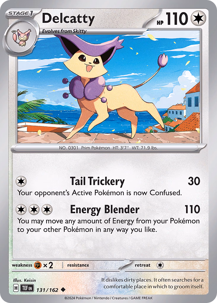 Delcatty Pokemon card (131/162, Temporal Forces)