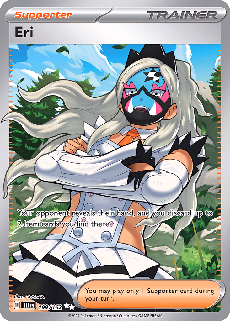 Eri Pokemon card (199/162, Temporal Forces)