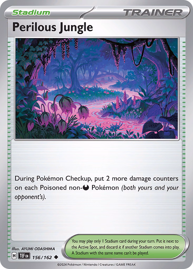 Perilous Jungle Pokemon card (156/162, Temporal Forces)