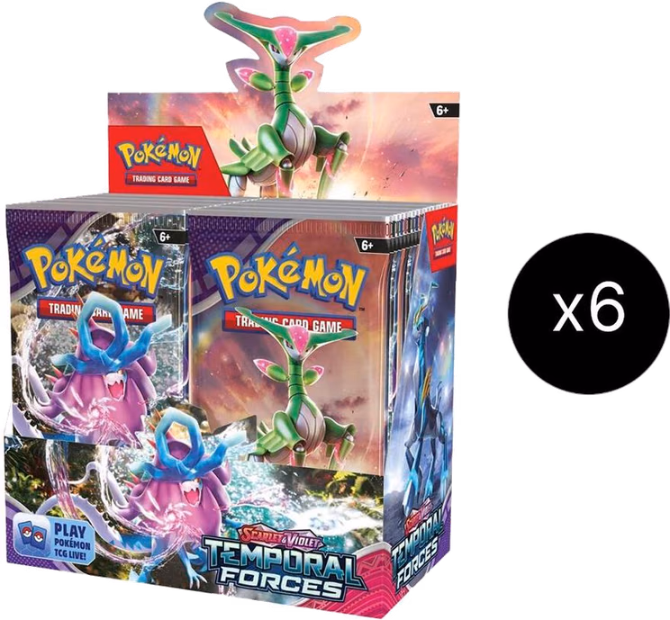 Pokemon Temporal Forces Booster Box Case
