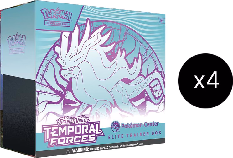 Pokemon Temporal Forces Pokemon Center Elite Trainer Box Case (Exclusive) [Walking Wake]