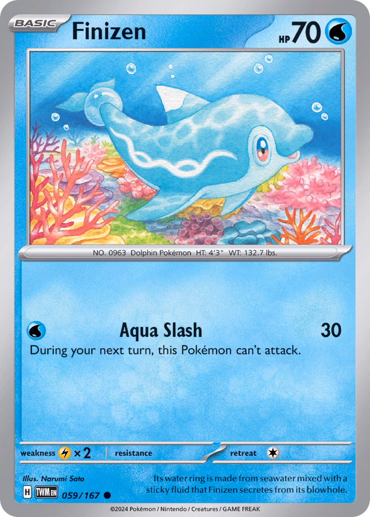 Finizen Pokemon card (059/167, Twilight Masquerade)