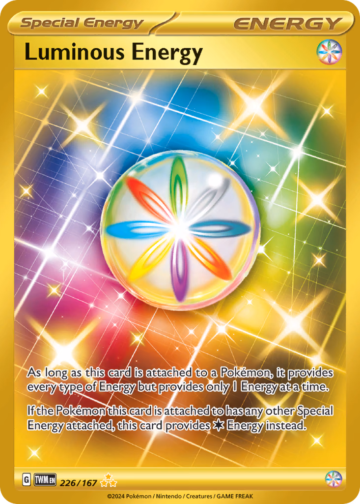 Luminous Energy Pokemon card (226/167, Twilight Masquerade)