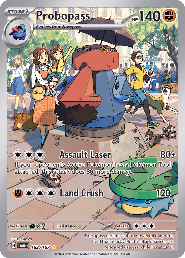 Probopass Pokemon card (182/167, Twilight Masquerade)