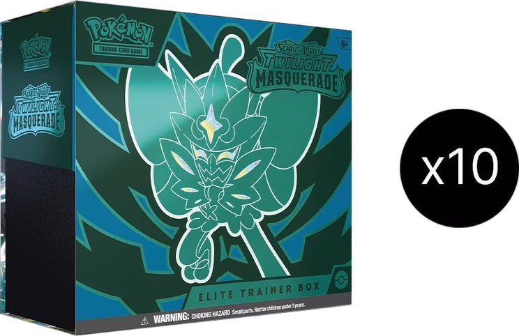 Pokemon Twilight Masquerade Elite Trainer Box Case