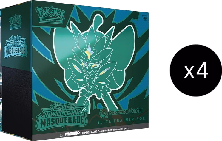 Pokemon Twilight Masquerade Pokemon Center Elite Trainer Box (Exclusive) Case