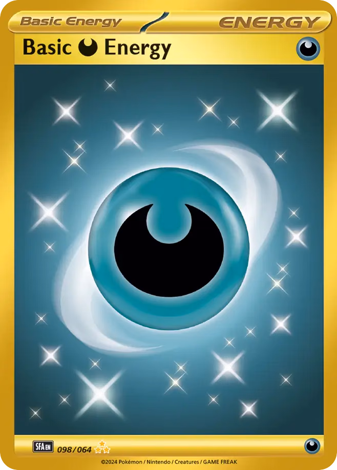 Basic Darkness Energy Pokemon card (098/064, Shrouded Fable)