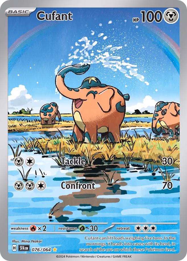 Cufant Pokemon card (076/064, Shrouded Fable)