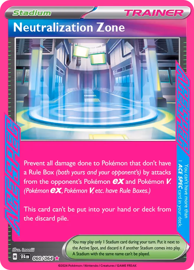 Neutralization Zone Pokemon card (060/064, Shrouded Fable)