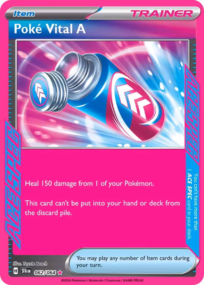Poké Vital A Pokemon card (062/064, Shrouded Fable)