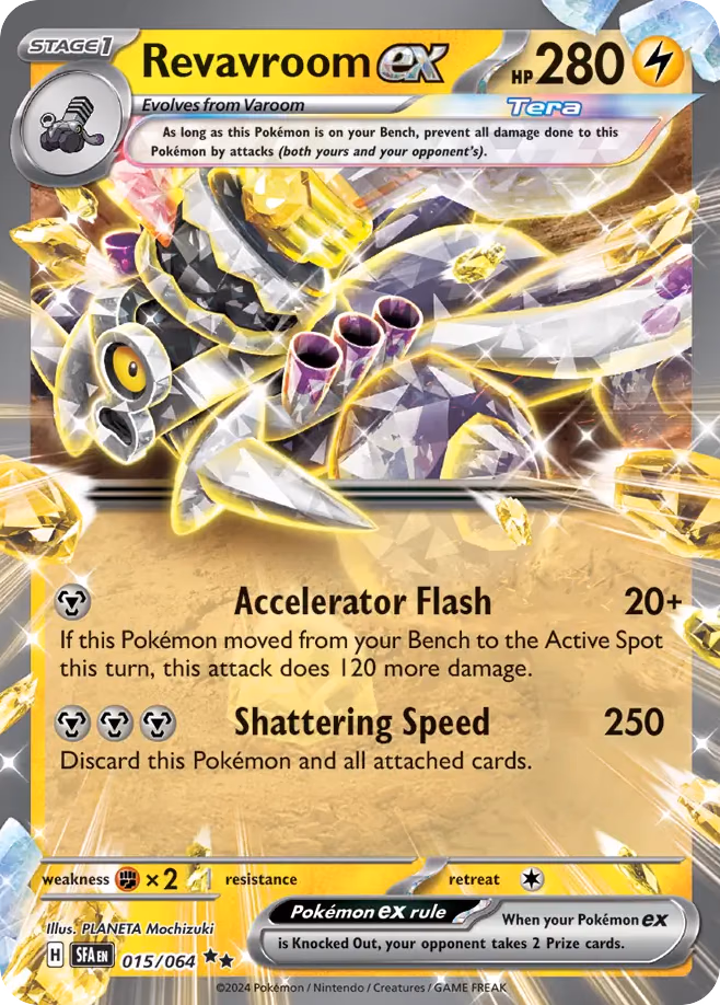 Revavroom ex Pokemon card (015/064, Shrouded Fable)