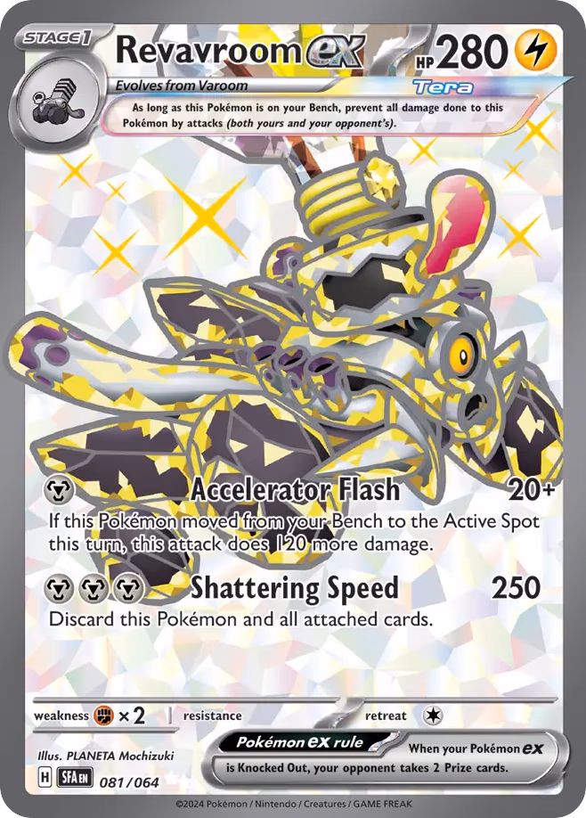 Revavroom ex Pokemon card (081/064, Shrouded Fable)