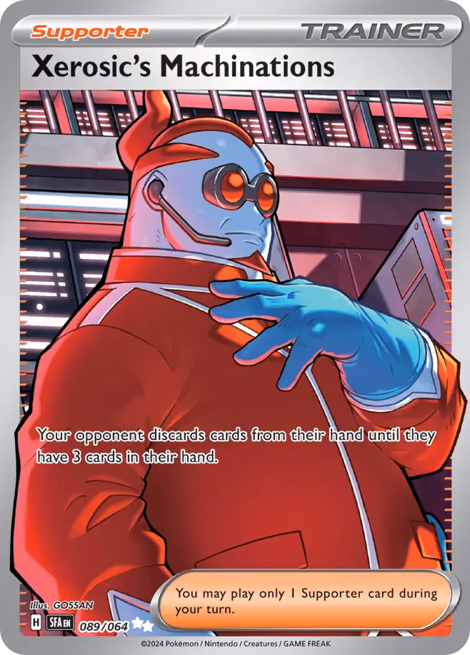 Xerosic's Machinations Pokemon card (089/064, Shrouded Fable)