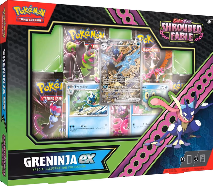 Pokemon Shrouded Fable Greninja ex Special Illustration Collection