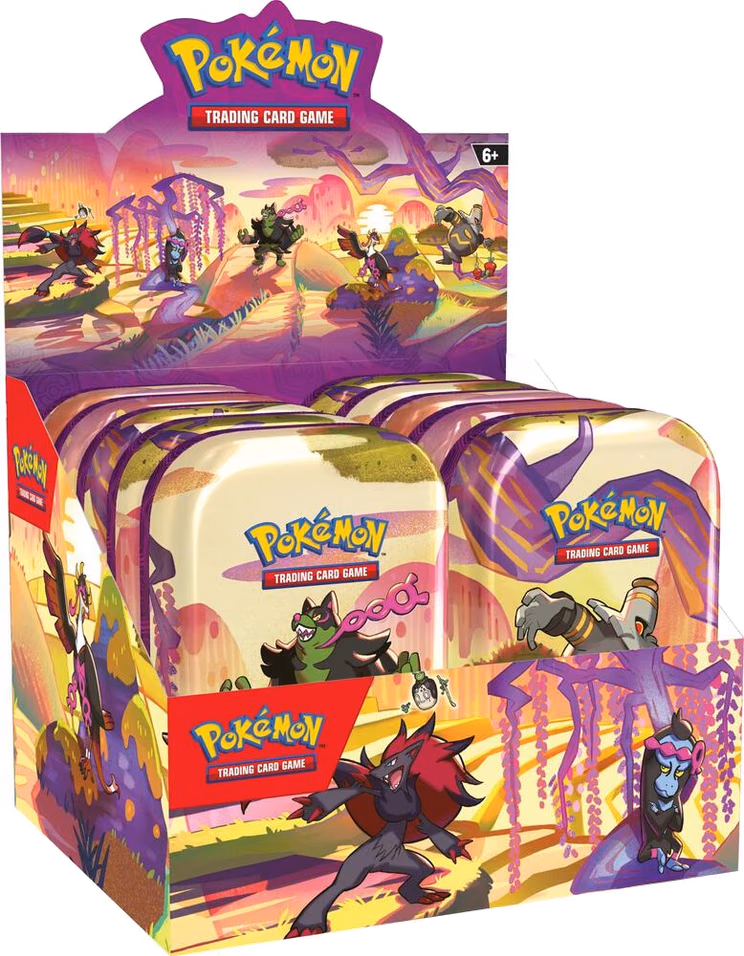 Pokemon Shrouded Fable Mini Tin Display