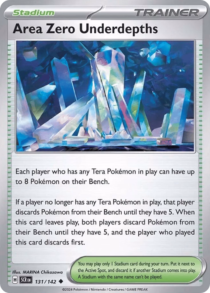 Area Zero Underdepths Pokemon card (131/142, Stellar Crown)