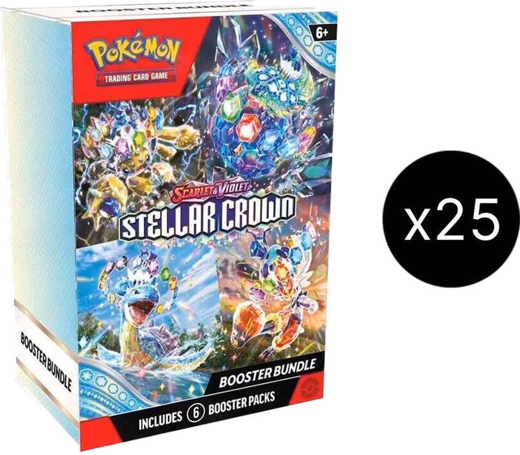 Pokemon Stellar Crown Booster Bundle Case