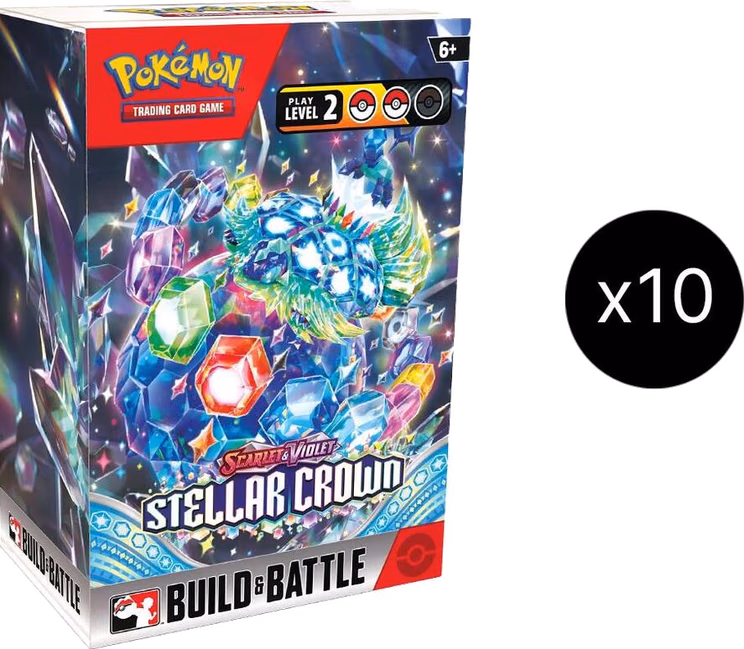 Pokemon Stellar Crown Build & Battle Box [Set of 10]
