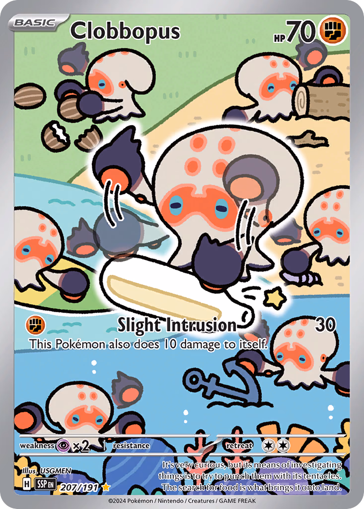 Clobbopus Pokemon card (207/191, Surging Sparks)