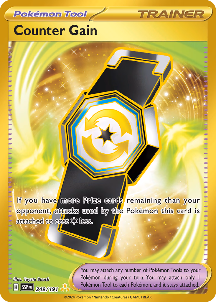 Counter Gain Pokemon card (249/191, Surging Sparks)