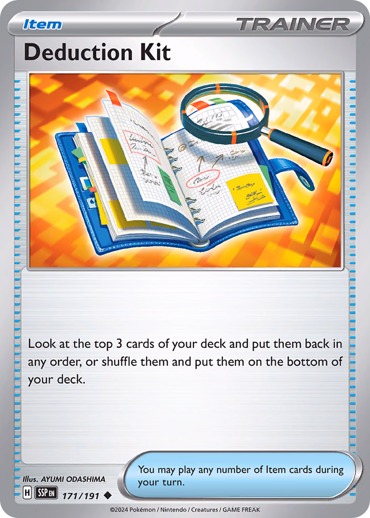 Deduction Kit Pokemon card (171/191, Surging Sparks)