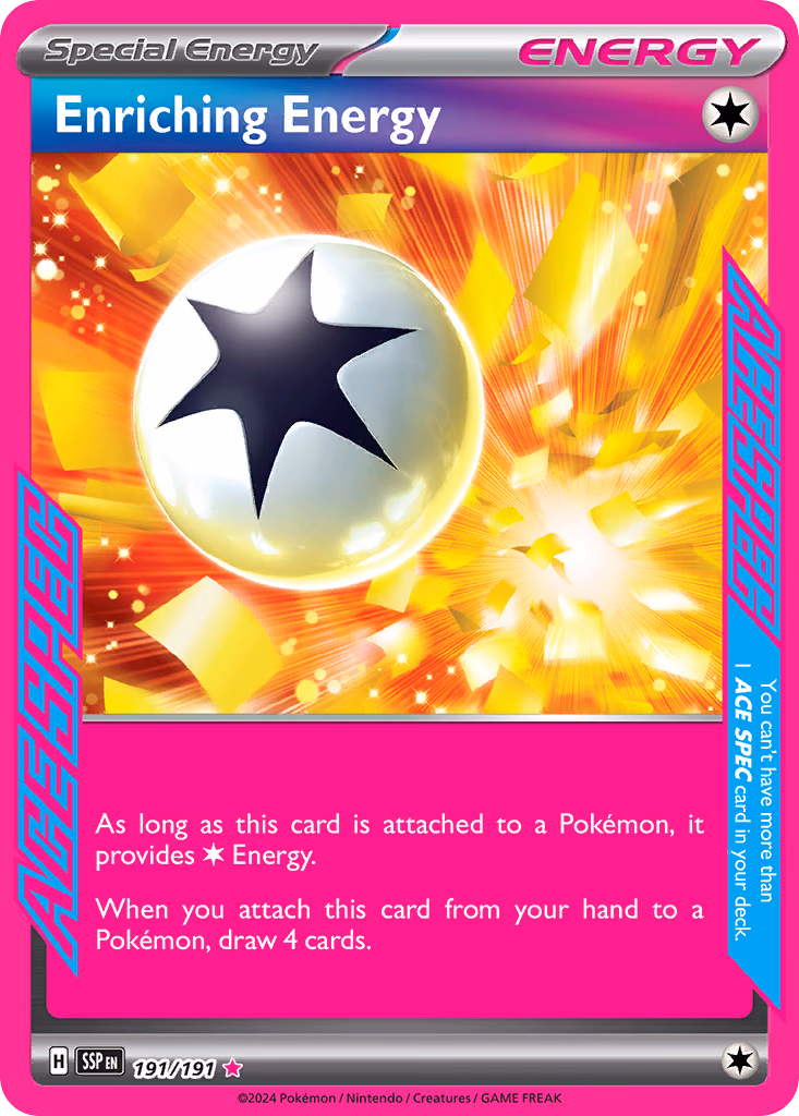 Enriching Energy Pokemon card (191/191, Surging Sparks)