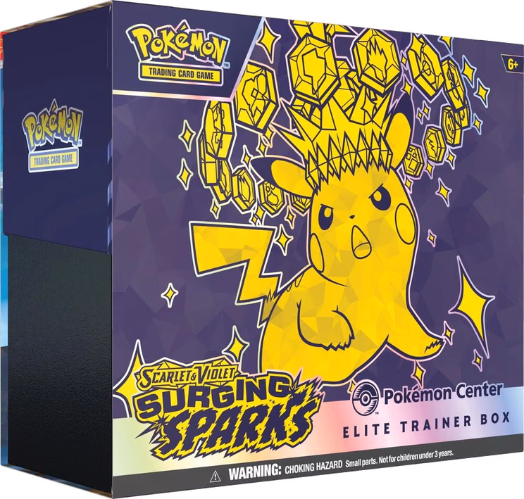 Pokemon Surging Sparks Pokemon Center Elite Trainer Box (Exclusive)