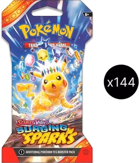 Pokemon Surging Sparks Sleeved Booster Pack Case
