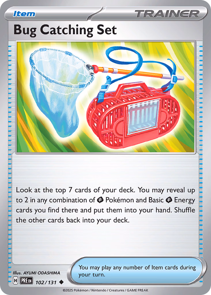 Bug Catching Set Pokemon card (102/131, Prismatic Evolutions)