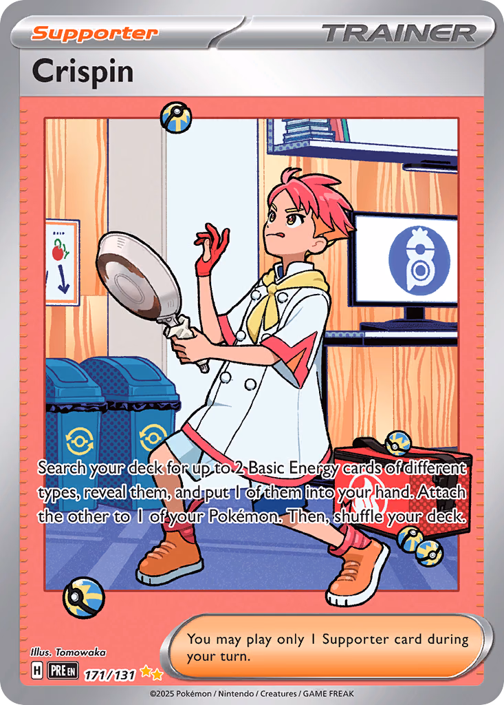 Crispin Pokemon card (171/131, Prismatic Evolutions)
